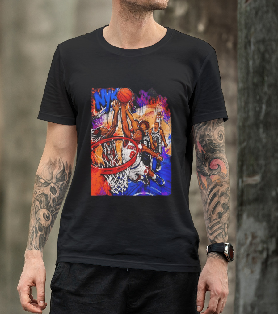 OG Anunoby New York Knicks NYK Basketball Art NBA T-Shirt