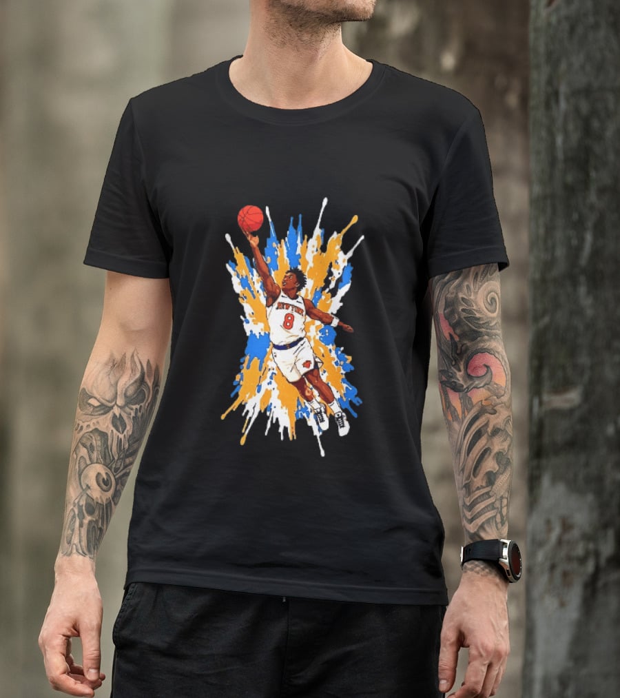 OG Anunoby New York Knicks NBA Basketball Player 8 2026 T-Shirt