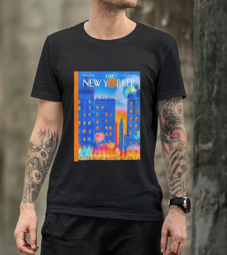 Pierre Emmanuel Lyet The New Yorker June 12 2023 Basketball Art Cover T-Shirt