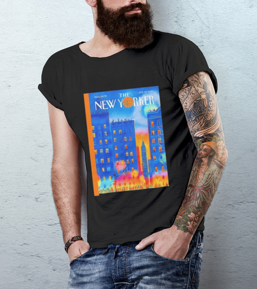 Pierre Emmanuel Lyet The New Yorker June 12 2023 Basketball Art Cover T-Shirt