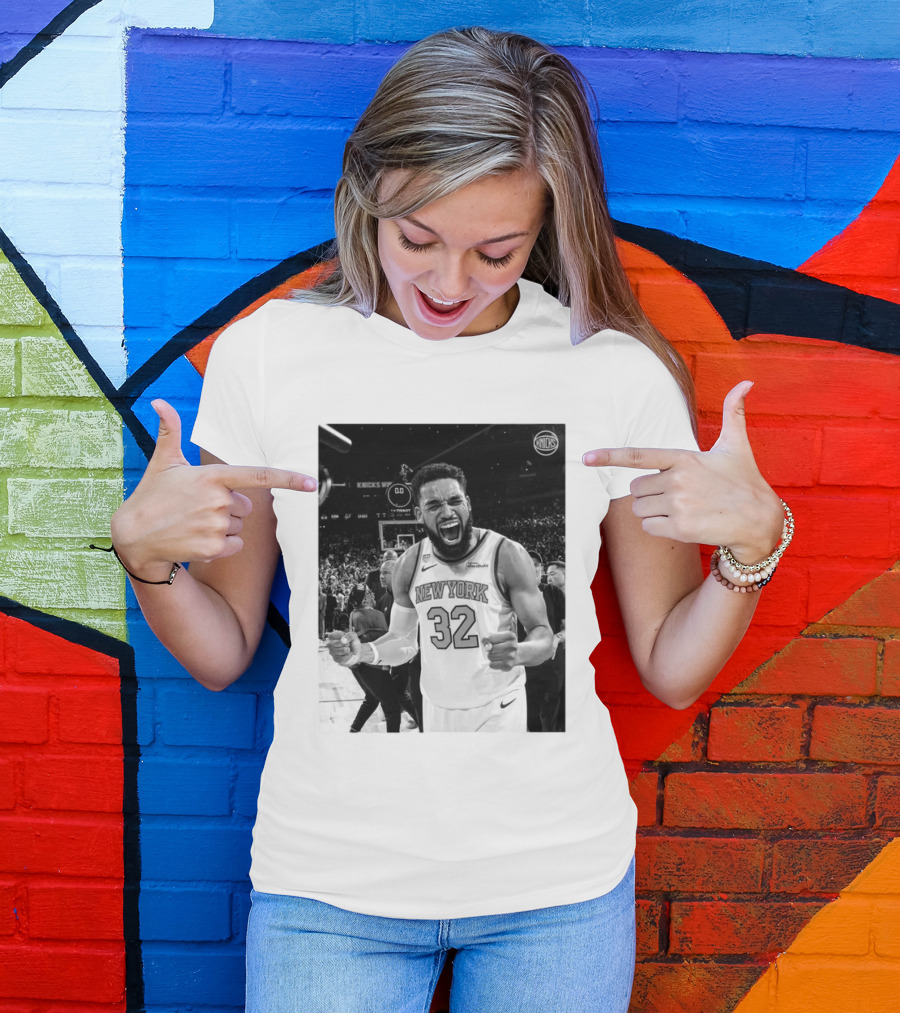Knicks Nation Loud And Proud New York Basketball Karl Anthony Towns Celebration T-Shirt