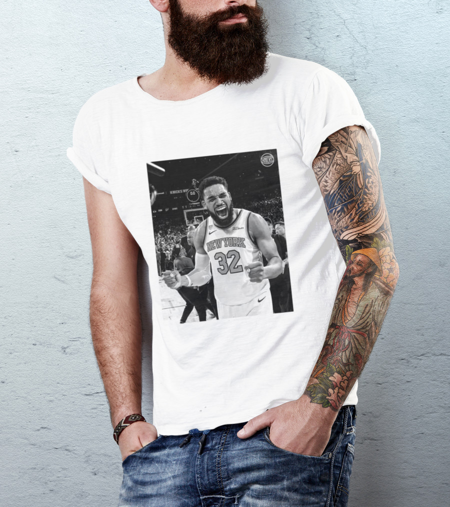 Knicks Nation Loud And Proud New York Basketball Karl Anthony Towns Celebration T-Shirt