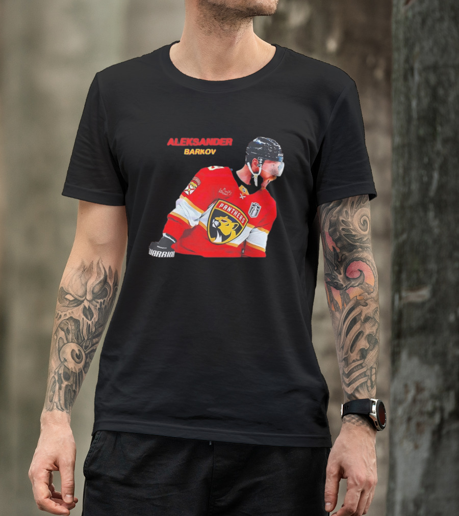 Aleksander Barkov Number 16 Florida Panthers Red Hockey Jersey T-Shirt