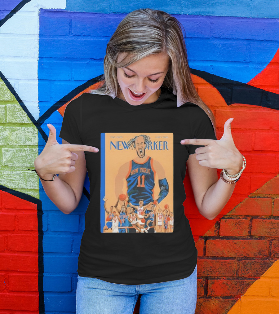 Jalen Brunson New York Knicks June 2026 New Yorker Edition Featuring Basketball Highlights T-Shirt