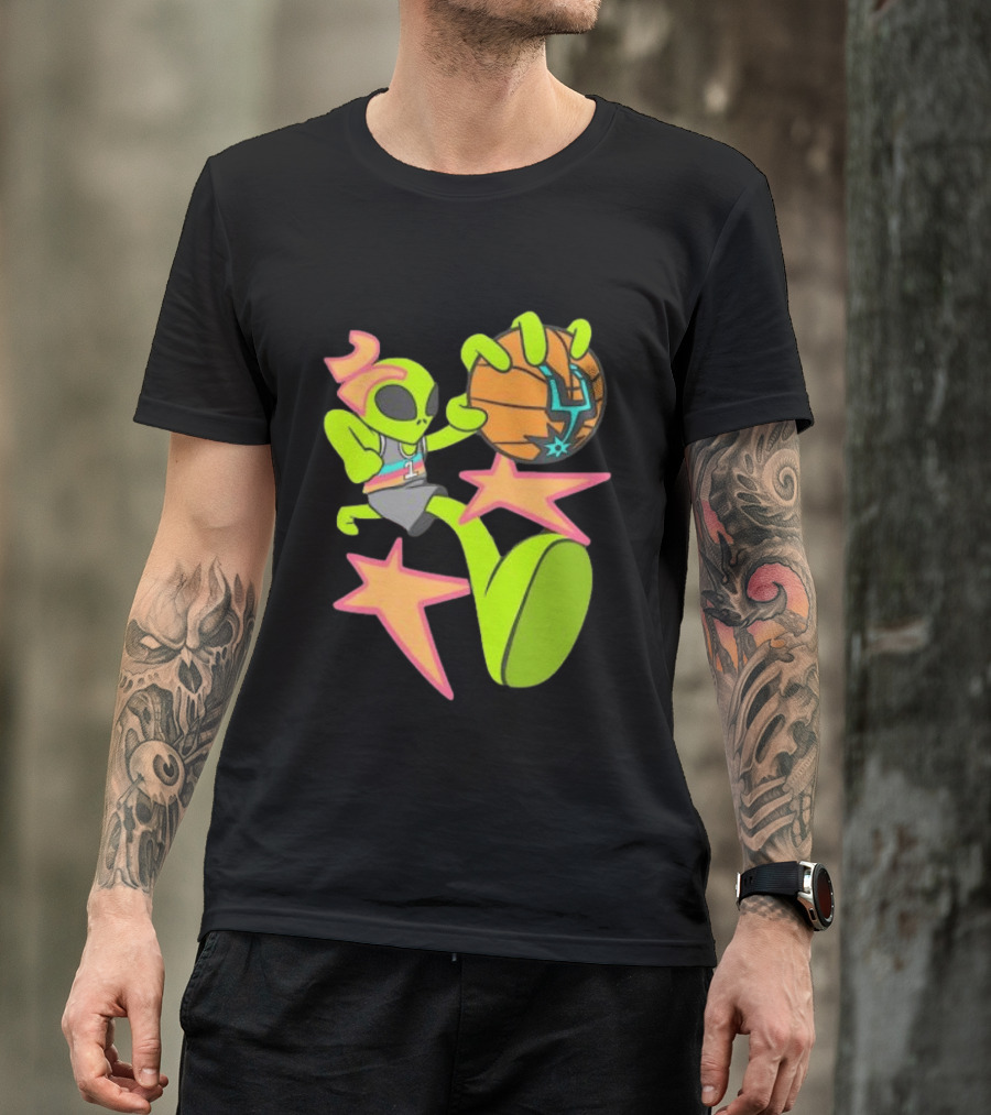 Victor Wembanyama Alien San Antonio Spurs 1 Basketball Star T-Shirt