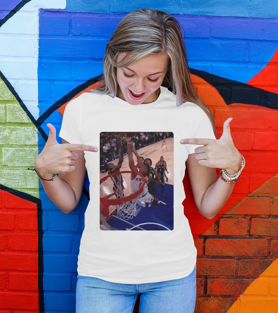OG Anunoby Laocoon Knicks Game 4 Basketball Moment T-Shirt
