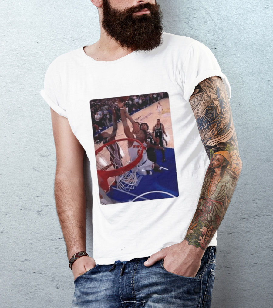OG Anunoby Laocoon Knicks Game 4 Basketball Moment T-Shirt