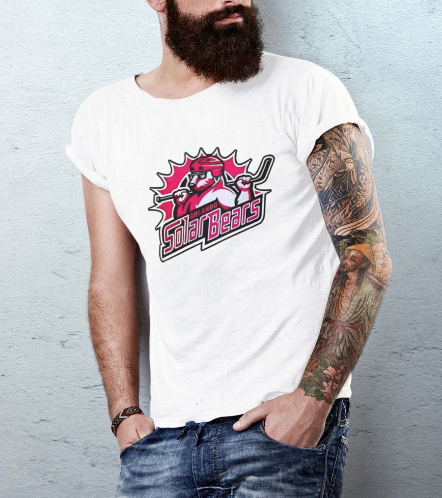 Orlando Solar Bears Pink Whitney Special Edition Hockey T-Shirt