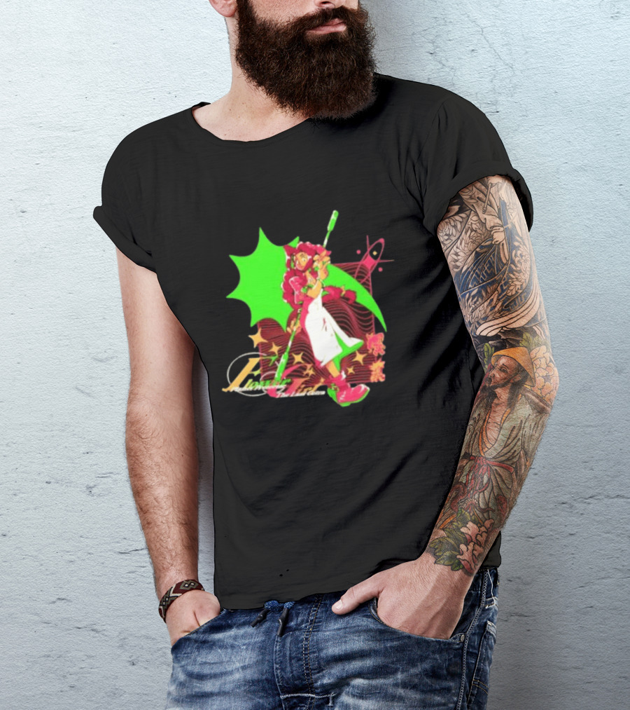 Aerith Gainsborough Final Fantasy VII Flower Girl Planet Protector Last Cetra Fantasy Art Nouveau T-Shirt