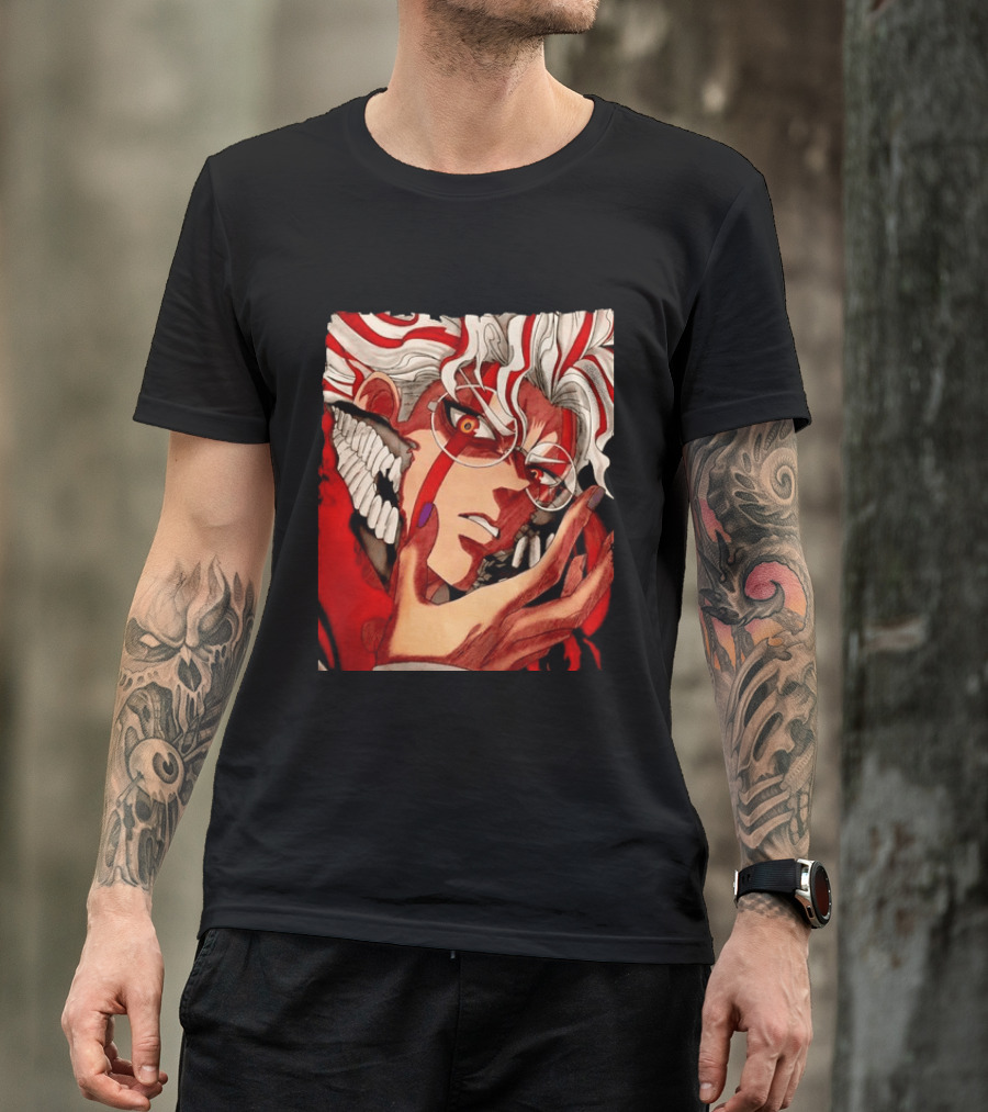 Akaza Kimetsu No Yaiba Upper Rank Three Anime T-Shirt