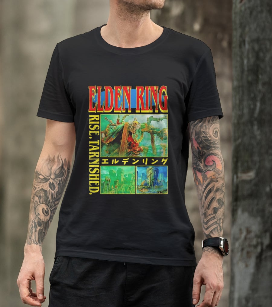 Elden Ring Godrick The Grafted Rise Tarnished Japanese T-Shirt