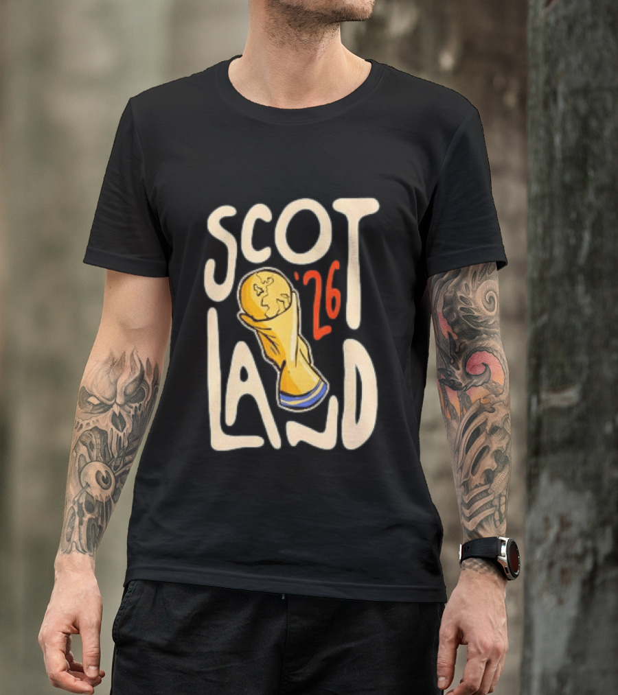 Scotland 2026 Trophy Cup Celebration T-Shirt