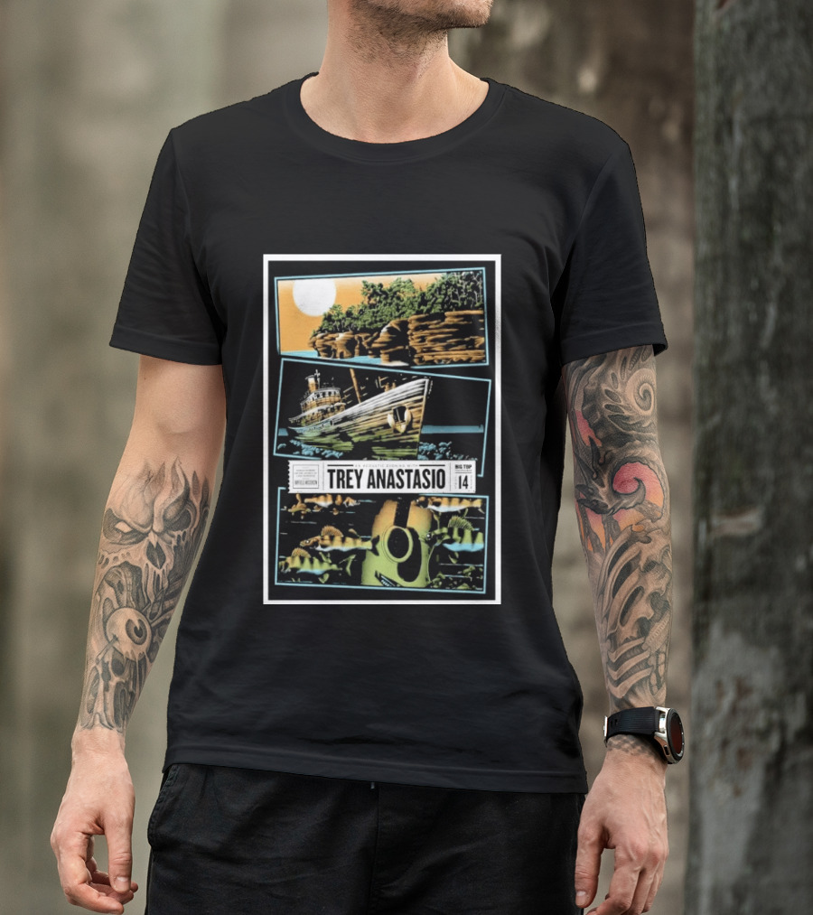 Trey Anastasio Acoustic Evening June 14 Bayfield Tour Big Top Venue Official Event T-Shirt
