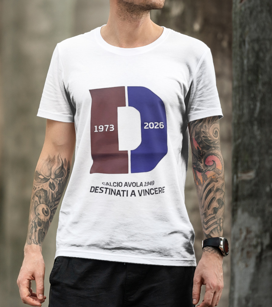 Calcio Avola 1949 Destinati A Vincere 1973 2026 T-Shirt