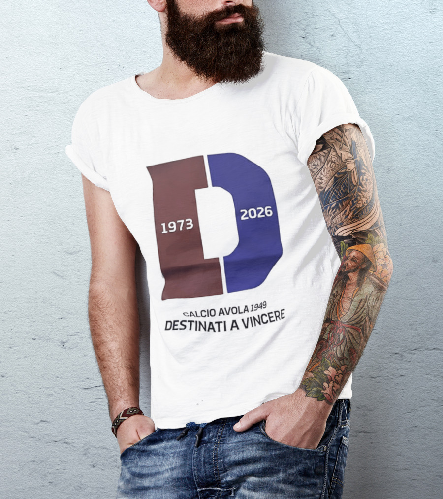 Calcio Avola 1949 Destinati A Vincere 1973 2026 T-Shirt