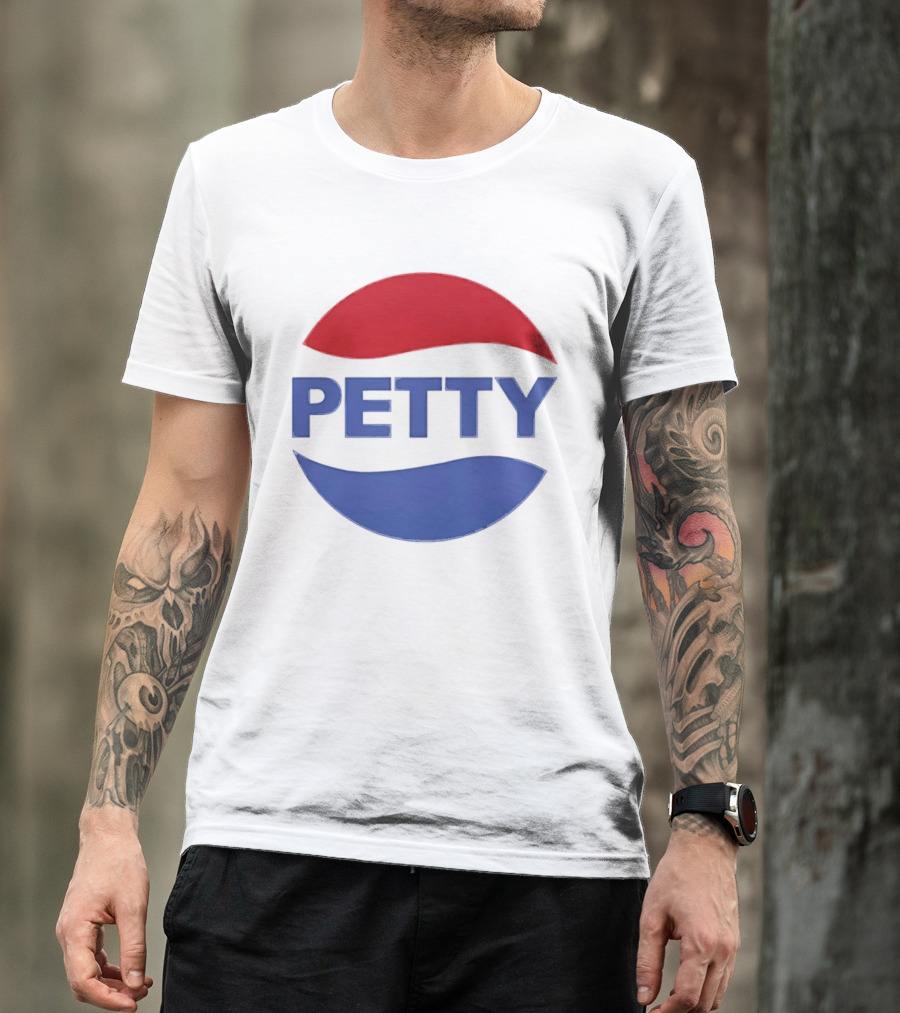 PETTY Pepsi Parody Red Blue T-Shirt