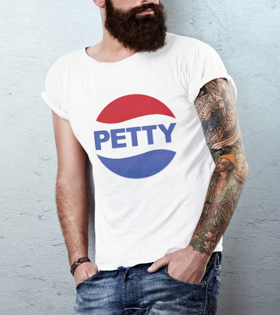 PETTY Pepsi Parody Red Blue T-Shirt