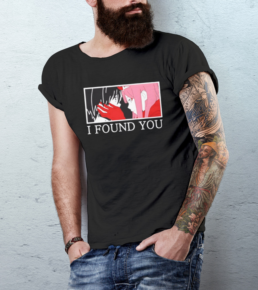 Hiro Zero Two Darling In The Franxx I Found You Anime Manga Pair Scene T-Shirt