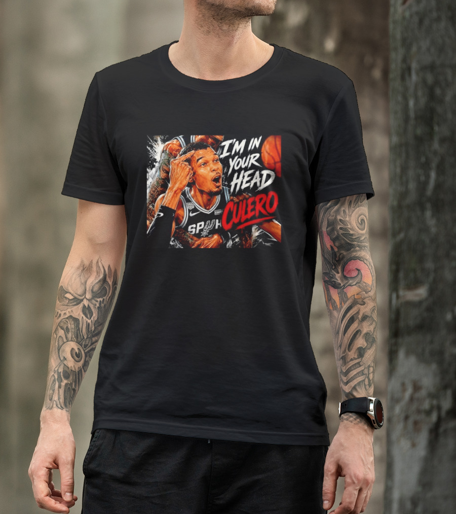 I'm In Your Head Culero Jeremy Sochan San Antonio Spurs NBA T-Shirt