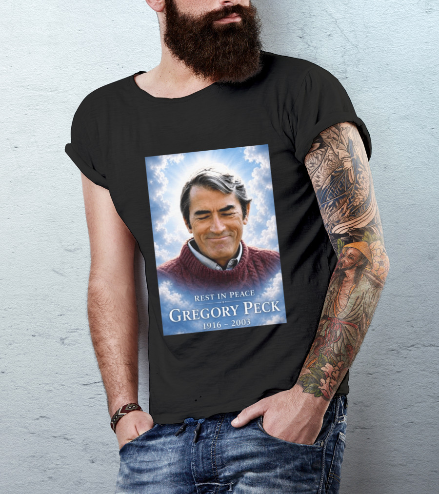 Rest In Peace Gregory Peck 1916 2003 Memorial T-Shirt
