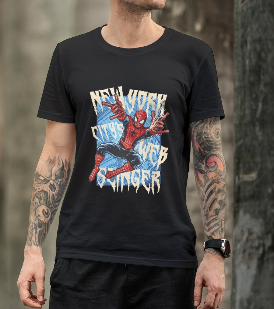 New York City's Web Slinger Spider Man T-Shirt