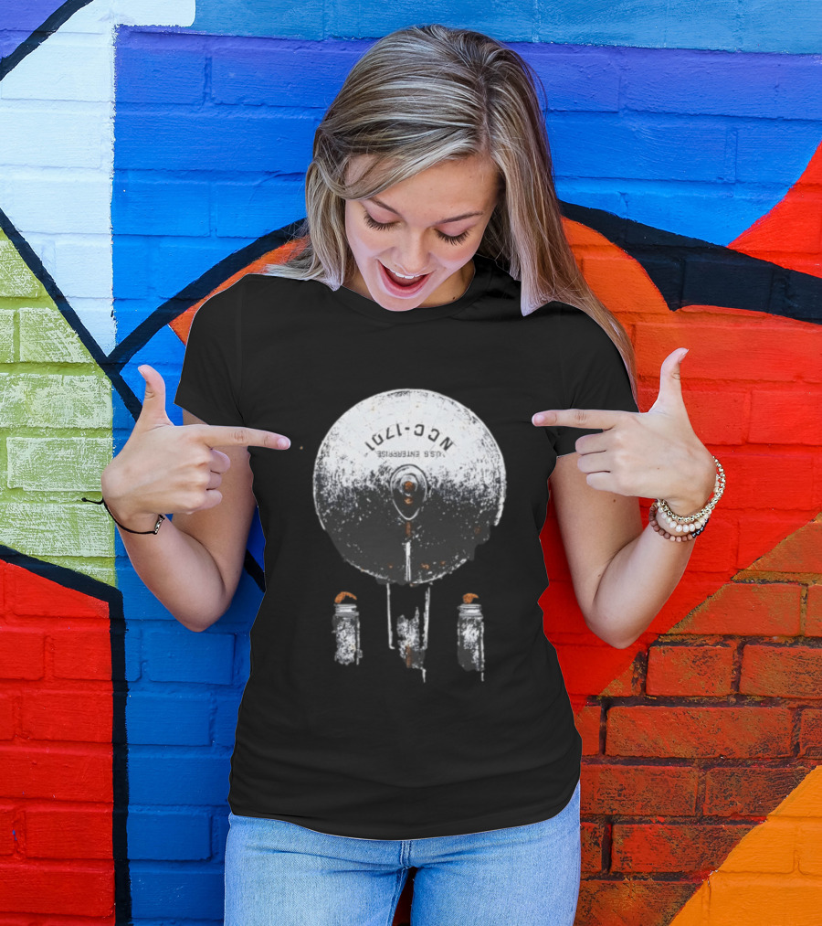USS Enterprise NCC 1701 Boldly Go Starship T-Shirt