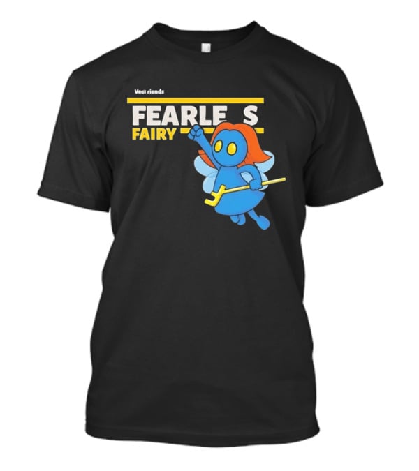 VeeFriends Fearless Fairy Bold Blue Character With Orange Hair T-Shirt