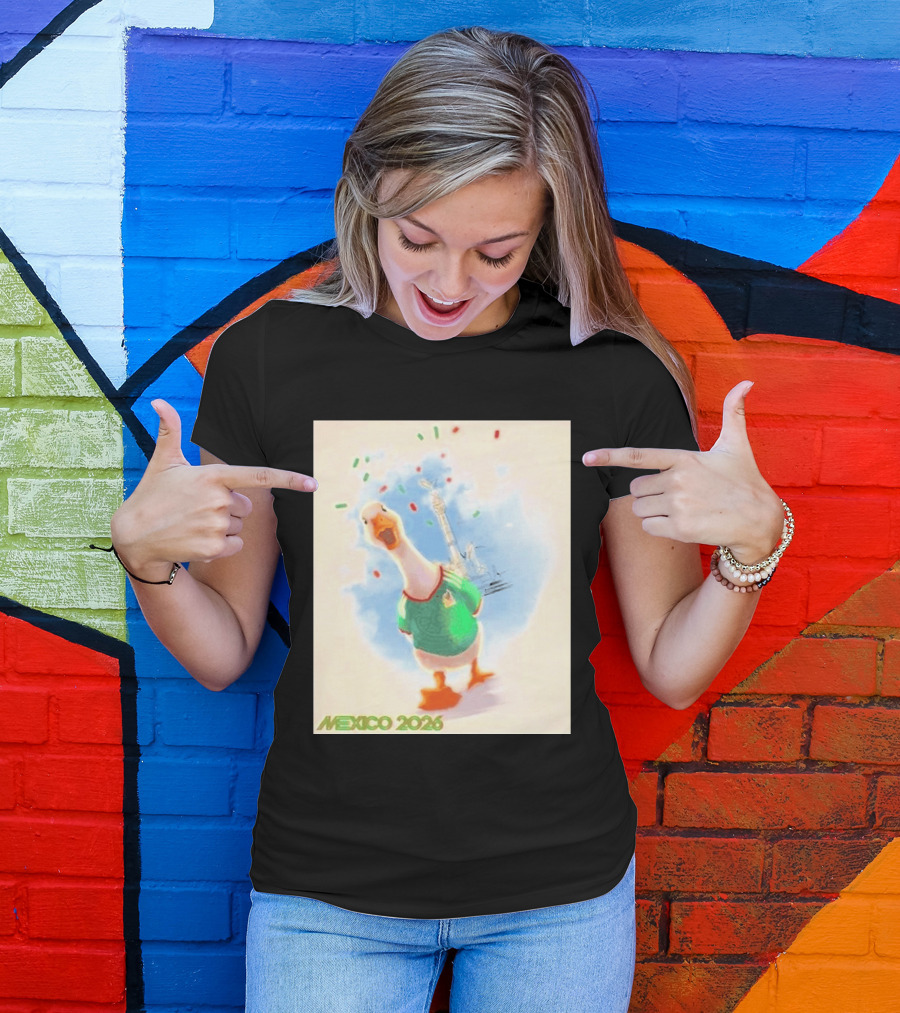 Goose Mexico Soccer Celebration 2026 T-Shirt