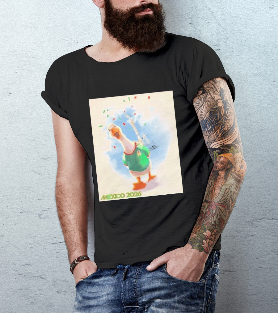 Goose Mexico Soccer Celebration 2026 T-Shirt