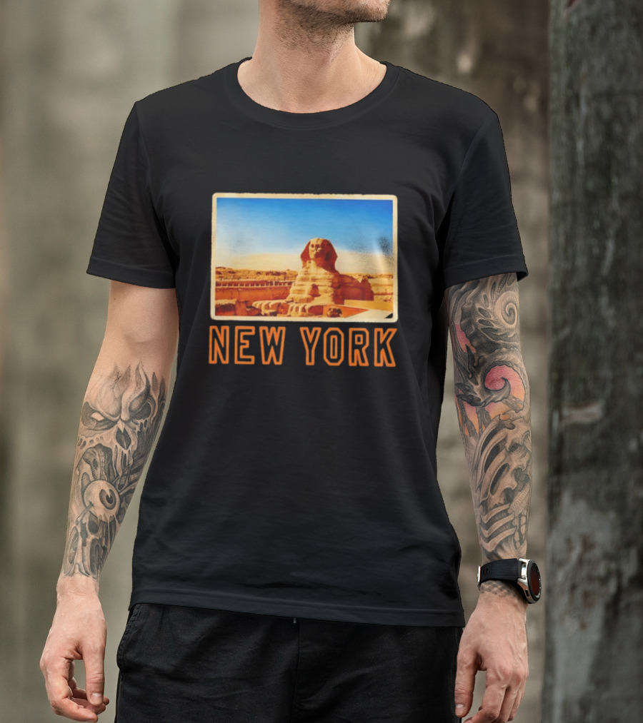 New York Humor Great Sphinx Of Giza Egypt Landmark T-Shirt
