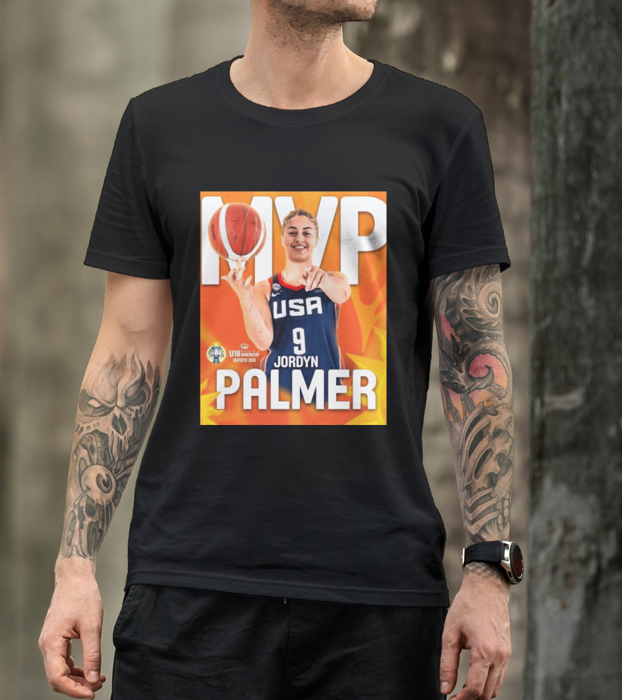 USA Basketball Jordyn Palmer MVP FIBA U18 Women's AmeriCup 2026 T-Shirt