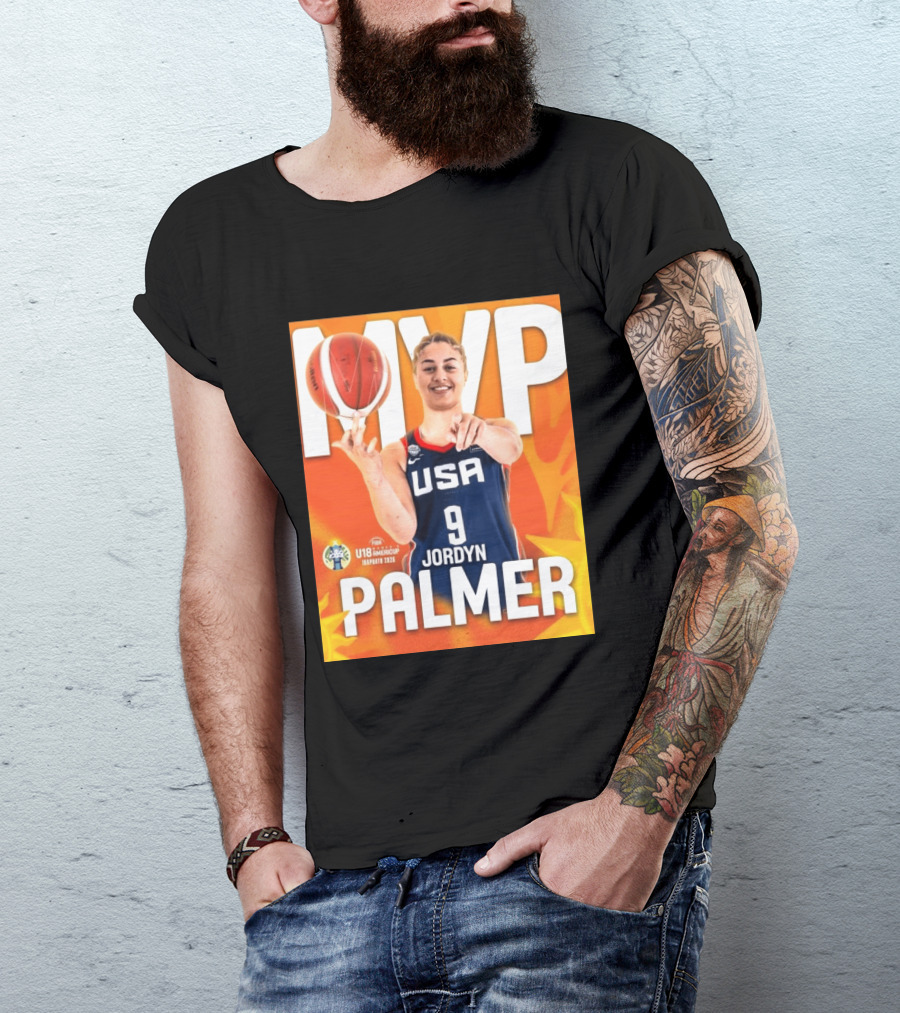 USA Basketball Jordyn Palmer MVP FIBA U18 Women's AmeriCup 2026 T-Shirt