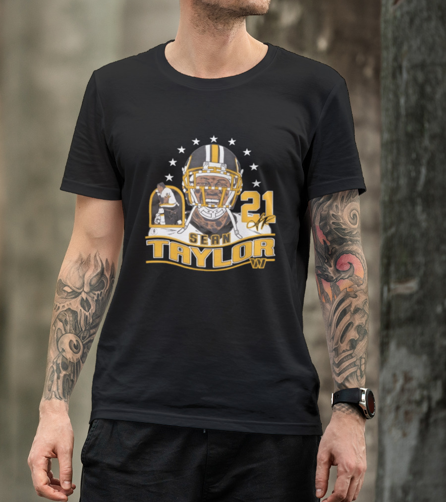 Sean Taylor 21 Washington Commanders Football Legacy Stars T-Shirt