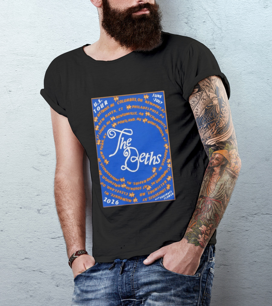 The Beths U.S. Tour 2026 New Haven St. Louis Philadelphia Providence T-Shirt