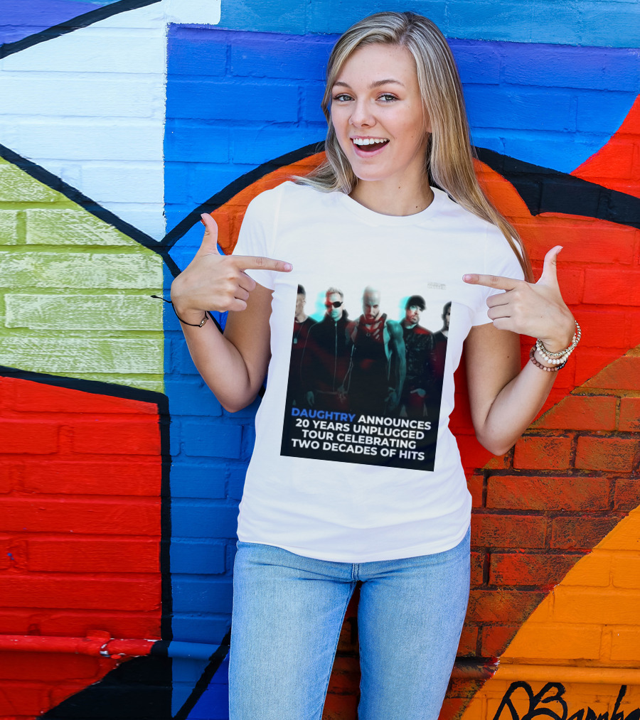 Daughtry Announces 20 Years Unplugged Tour Celebrating Two Decades Of Hits Music Mayhem T-Shirt