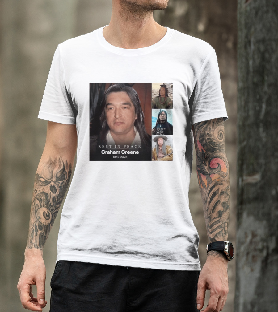 Rest In Peace Graham Greene 1952 2025 Memorial T-Shirt