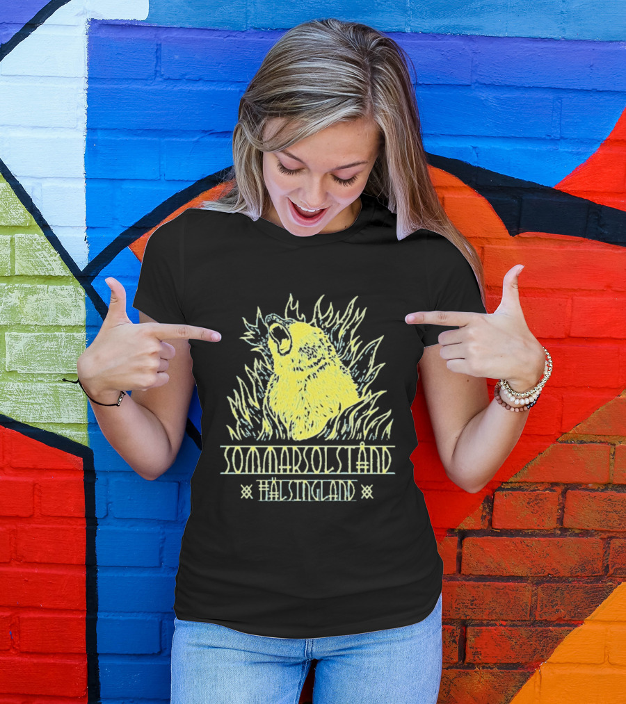Sommarsolstånd Hälsingland Bear Flame T-Shirt