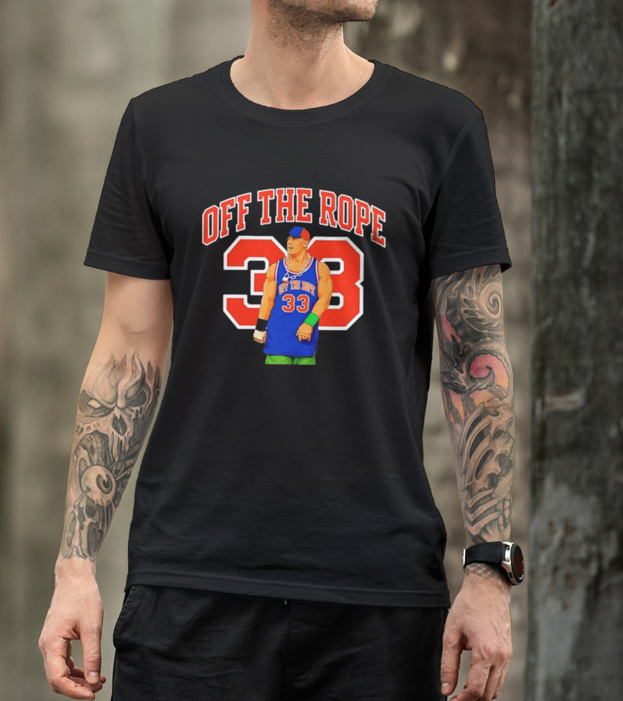 Wrestler Basketball Jersey Off The Rope 33 T-Shirt