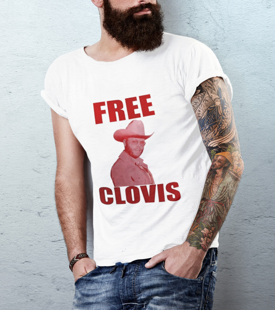 Charley Crockett Free Clovis Cowboy Style Texas Country Music T-Shirt