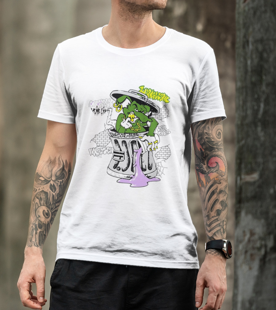 Escape Plan Ghetto Slime Rat Trash Can Die Lit Back Rooms Holadsch T-Shirt