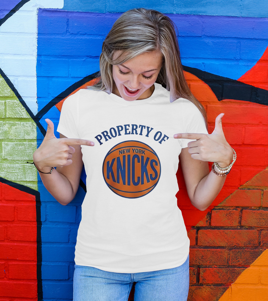 Property Of New York Knicks Basketball T-Shirt