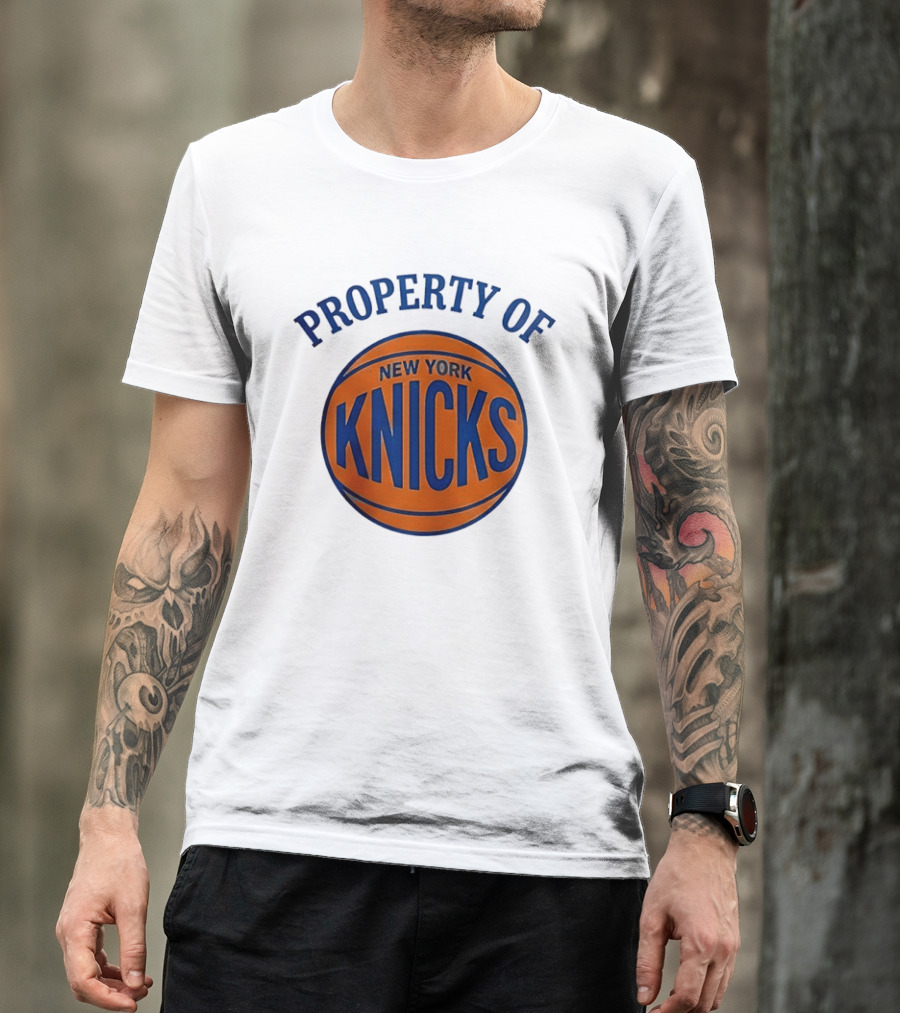 Property Of New York Knicks Basketball T-Shirt