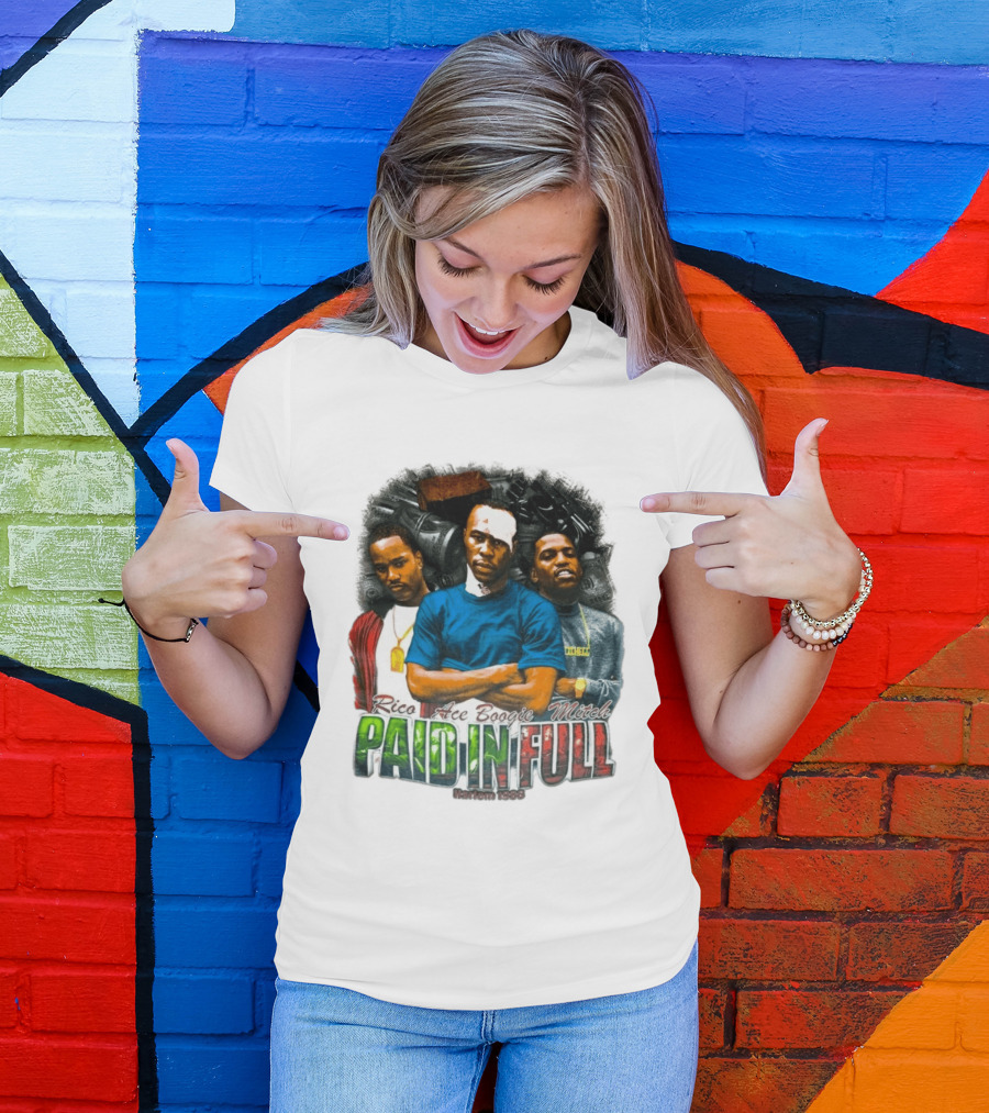 Rico Ace Boogie Mitch Paid In Full Harlem 1986 Iconic Movie T-Shirt
