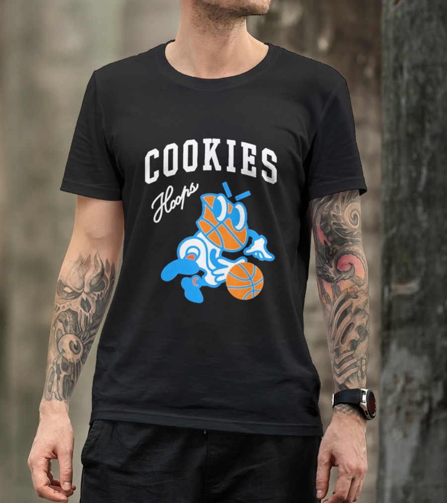 Cookies Hoops Basketball Cartoon Character Streetwear T-Shirt