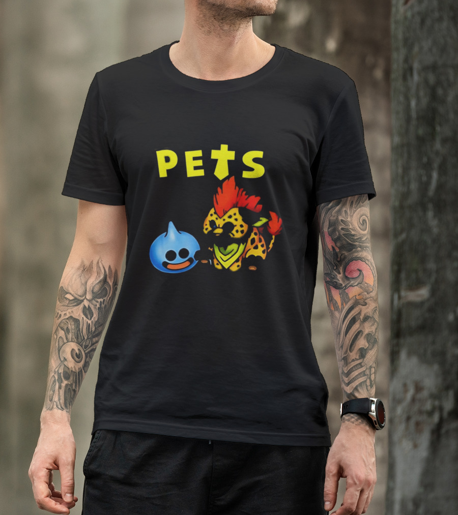 Dragon Quest Pets Slime And Great Sabrecat T-Shirt