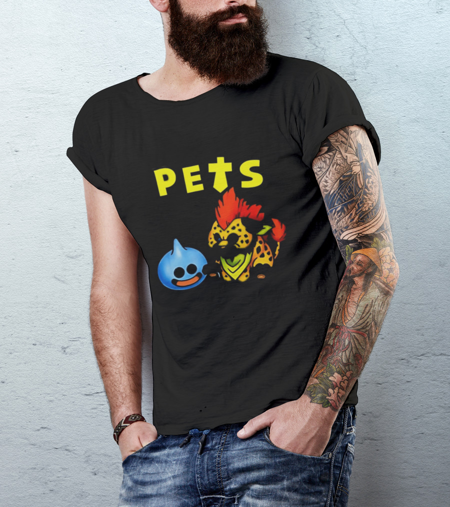 Dragon Quest Pets Slime And Great Sabrecat T-Shirt