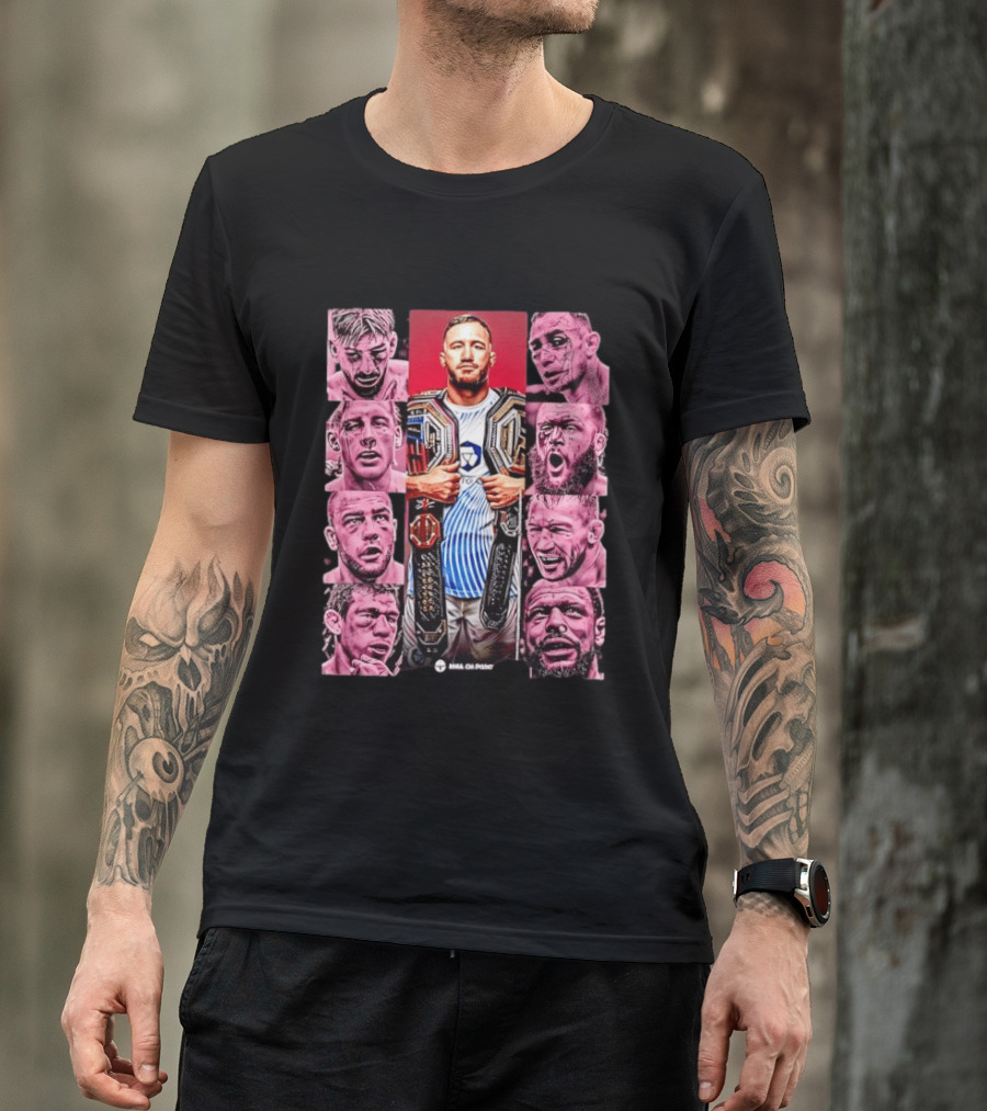 Justin Gaethje MMA On Point UFC Champion T-Shirt