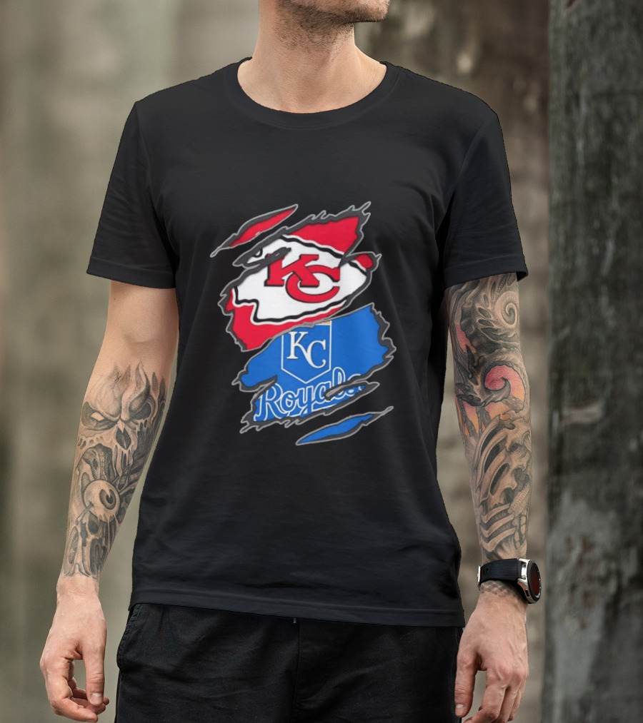 Kansas City Chiefs KC Kansas City Royals MLB Royals KC T-Shirt