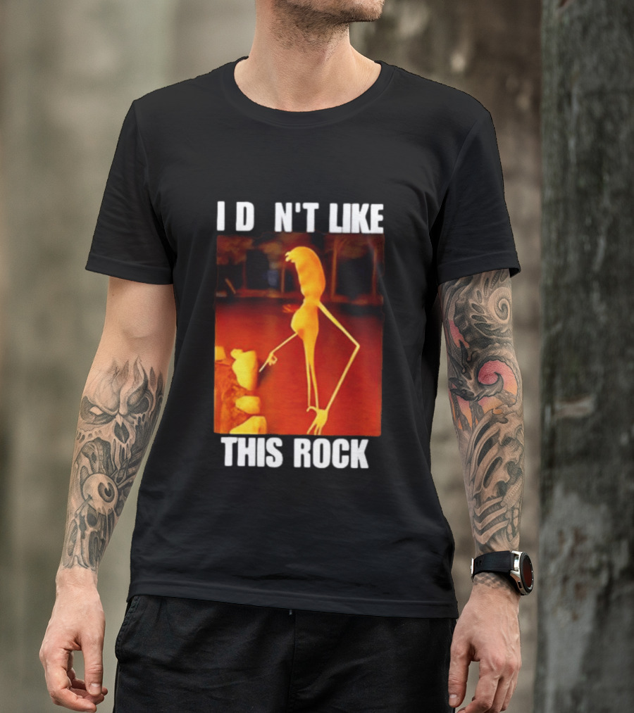 Salad Fingers I Don't Like This Rock Surreal Horror Meme T-Shirt