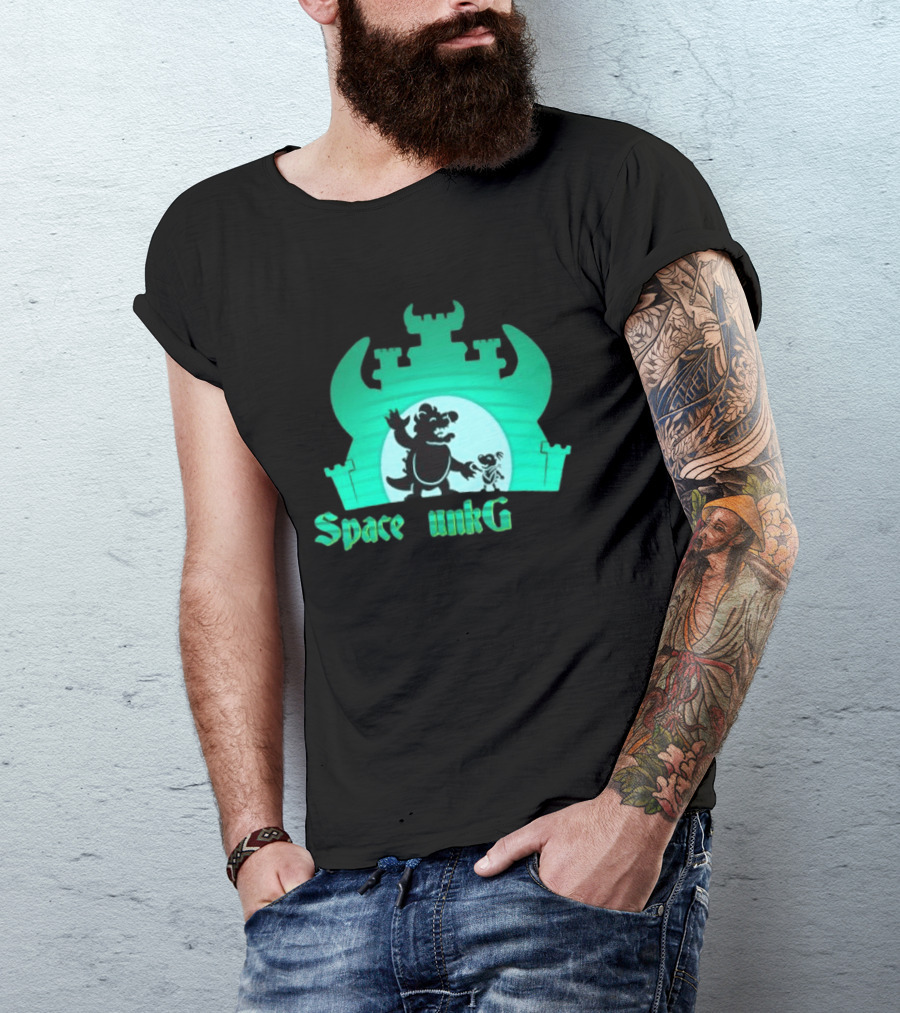 Bowser And Bowser Jr Super Mario Space Junk Galaxy Castle T-Shirt